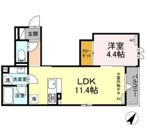 Ｄ－Ｓｔｙｌｅ中町の物件間取画像